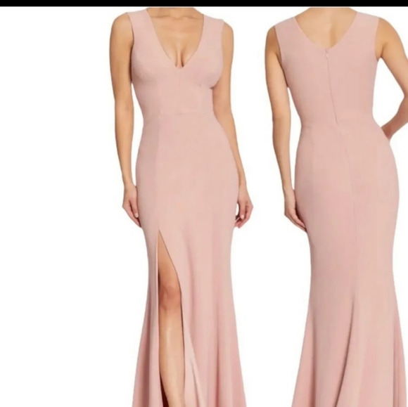 New Dress‎ The Population Sandra Dress Blush Large - Picture 2 of 8